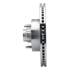 Ford Explorer Sport Trac Brake Rotor (1) - Front Left - R1 Concepts - Drilled & Slotted - Silver - `01-`05